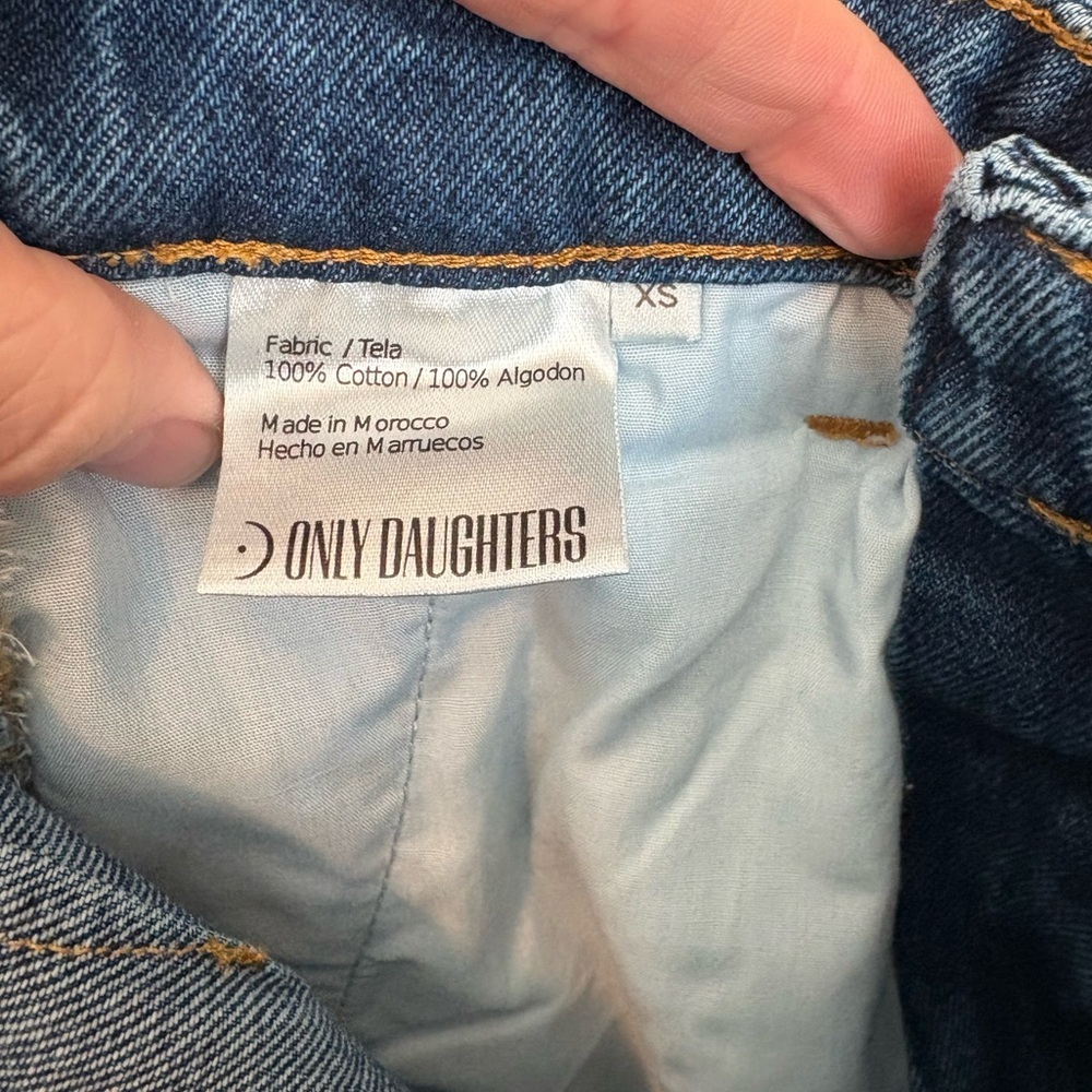 Only Daughters DAKOTA DENIM CARGO jean pants size XS / 25 - Picture 13 of 13